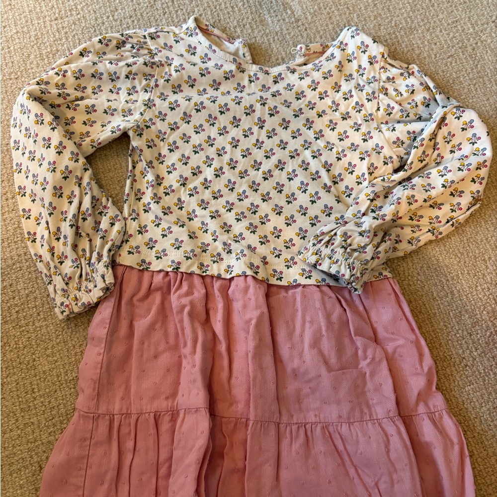 Mini Boden Floral and Pink Dress